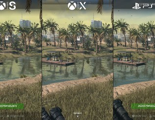 With PS5 and Series X near-identical, it's Series S that deviates with less foliage, lower-res shadows and a lower resolution overall.