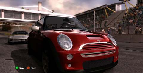 The highest level-of-detail (LOD) models are found in photo mode. Here, as in all the comparison shots in this feature, Forza 2 is on the left, while its sequel is to the right.