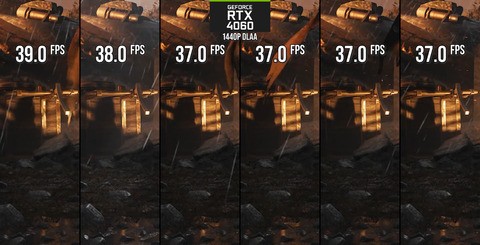 Here are a selection of setting comparisons, using a 1440p output resolution with DLSS quality on the RTX 4060. Water, lights, shadows, reflections. Click to enlarge.