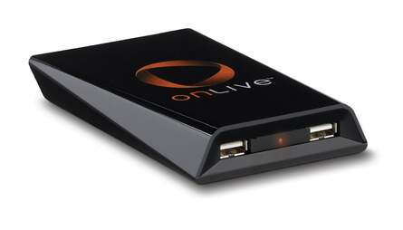 The hardware form of OnLive's offering. How we'd love to take this thing apart! Our guess? A small, low-power SOC containing interfacing and video decoding hardware and not much else: cheap to produce and distribute to the service's customers.