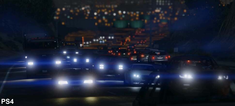 Aside from the huge number of cars and additional active light sources we also see a significant difference in the way light flares are rendered. The bokeh depth of field effect also receives a noticeable increase in quality here