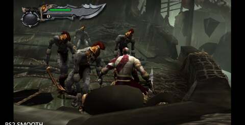 Close-up with Kratos you see just how detailed the original model is, and how the God of War Collection really makes the most of it.