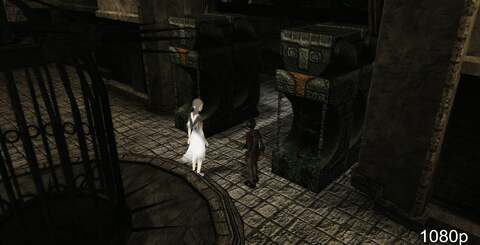 A second set of PS2 vs. PS3 vs. PC shots - here, the overall experience is much more similar, but you'll note the additional tiling of the textures on the PlayStation 3 version.