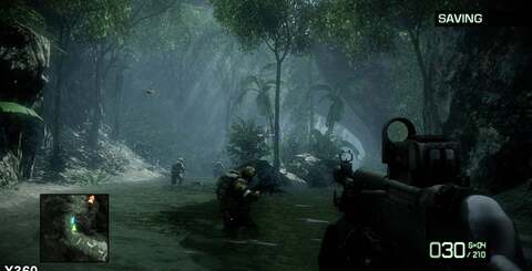 Implementation of water generally tends to favour the Xbox 360 version of the game, with the PS3 seemingly running a lower precision model.