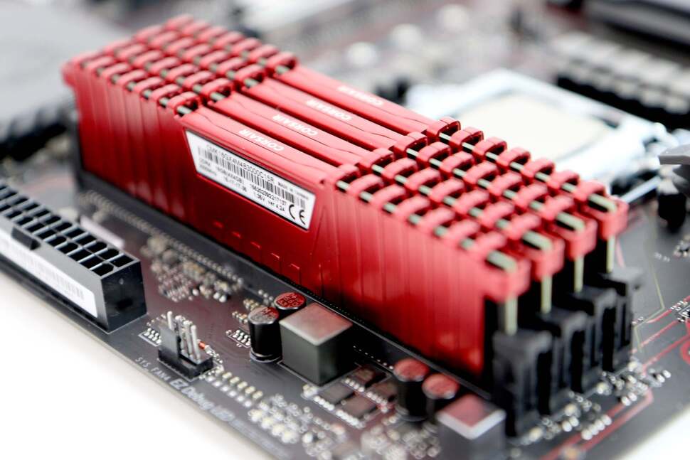 We paired this board with four sticks of Corsair Vengeance LPX at 3000MHz, with 15-17-17-35 latency and ran everything from an OCZ Trion 100 SSD