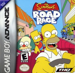 The Simpsons: Road Rage Cover