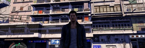 Sleeping Dogs allows players to utilise super-sampling - rendering at a higher resolution then downscaling. The results are pretty much flawless but can impact performance horribly. Rendering at 1080p native with FXAA is a great alternative though. In these shots you see various AA permutations, with 720p on the left and 1080p to the right.