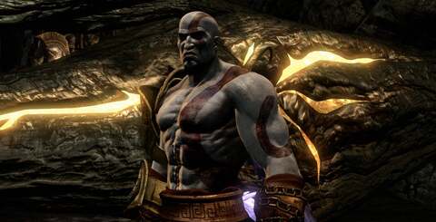 MLAA-style edge-smoothing looks absolutely sensational in still shots but the effect often deteriorates with pixel-popping artifacts. In God of War III this only became especially obvious in the scene shown in the bottom right image.