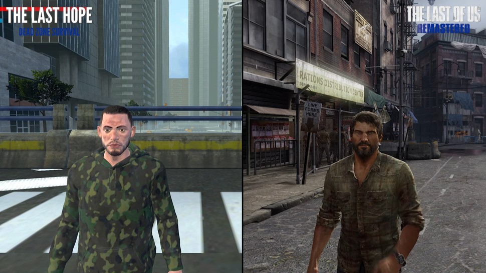 Here's how The Last Hope stacks up against The Last of Us. This is the remastered version released for PS4 and, despite its age, I think it's fair to say that it has a visual advantage over The Last Hope. Who do you think would win in a fight? Brian or Joel?
