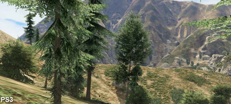 The addition of thick foliage makes a tremendous difference in the more natural scenes. More impressively, the foliage actually bends and snaps in reaction to passing animals. This should hopefully help flesh out the sometimes barren mountains