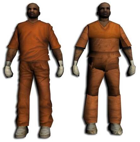 Modelling work on characters, cars and even environments gained a significant amount of extra detail on Xbox (left) compared to the older PS2 and PC versions of the game (right). Images extracted from the original assets by 'rmws' of the GTAForums.