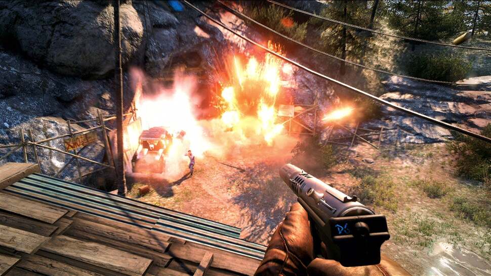 The potential for chaos is as eminent as ever in the series, with elephants and gyrocopters now added to the arsenal. There are no signs of compromise to effects quality here, so fingers crossed this holds for the final launch build