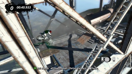 The original Trials HD had no anti-aliasing - and it wasn't really needed owing to the muted colour schemes, 60Hz refresh and post-processing effects. The much brighter sequel with higher contrast practically demanded it, so RedLynx cooked up its own adapted implementation of FXAA.