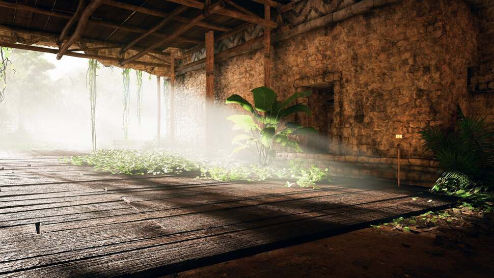 Volumetric lighting and global illumination combine to produce some phenomenal scenes.
