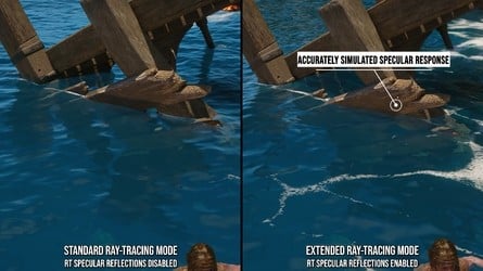 Here's how the standard and extended RT modes compare - click to enlarge. RT can also be disabled for lower-end systems. 