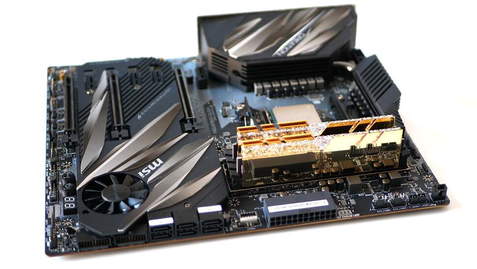 Here's our Ryzen 9 3900X, mounted within an MSI Prestige X570 Creation motherboard