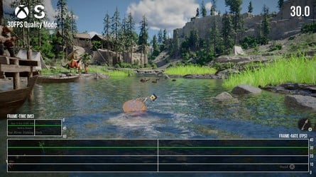 Here's how Series S performance can vary in the 30fps quality mode - click to enlarge.