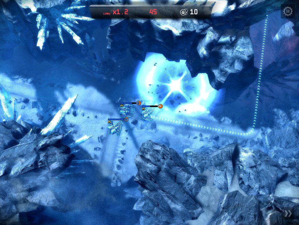 Anomaly 2 is one of the most beautiful games we've played on iPad. It's much smoother on the new iPad Air, maintaining Retina resolution at something very close to a locked 60fps