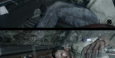 The 3D output formats of the two consoles as the 3DTV sees them, before processing into glasses-friendly stereoscopic 3D image: 720p on 360 and 1280x1470 on PS3, though this is not representative of the game's actual rendering resolution.