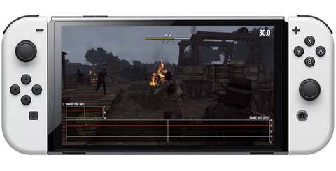 Whether you're playing docked or in portable mode, Red Dead Redemption hits its 30fps performance target with only very infrequent, fleeting drops. The challengine Undead Nightmare runs great in both configurations.