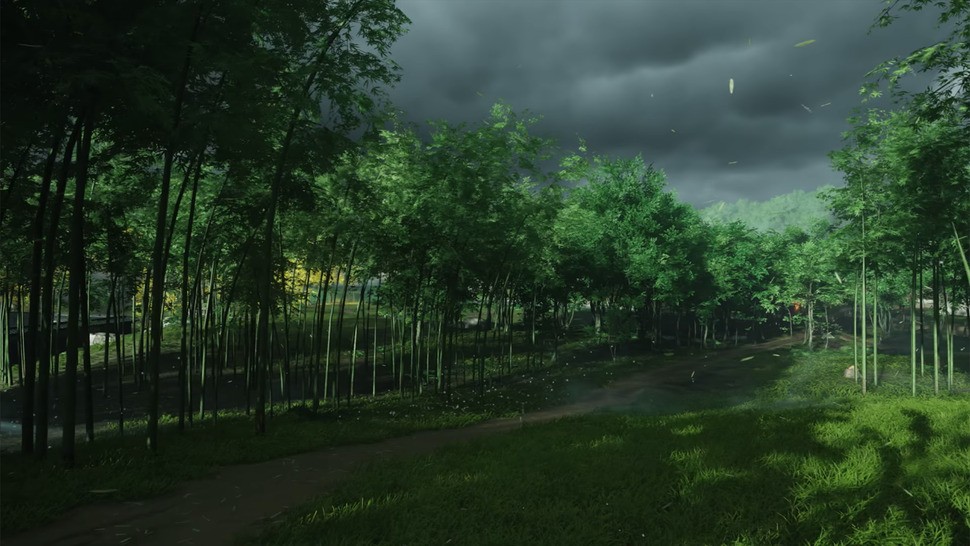 Ghost of Tsushima's unique art style delivers a detailed but dreamy open world