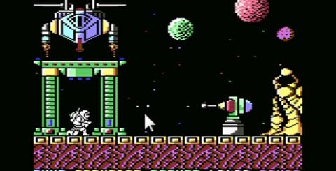Spectrum originals generally seemed less impressive when ported to the C64 (Commodore shots right). You can see above that Exolon's visuals just look that much better in higher resolution and while Head over Heels is essentially identical, it just doesn't seem 'right' on the C64.