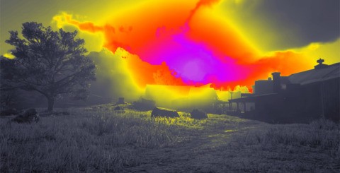 The left pair of images show the old HDR implementation, pegged firmly into the SDR space, artificially boosted with the in-game configuration. The right pair of images reveals a dramatic transformation, with true high dynamic range rendering.