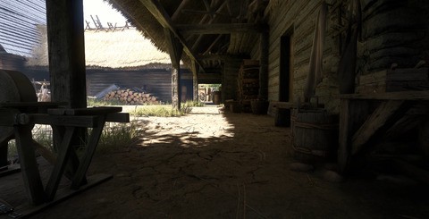 Here are some examples of the indirect lighting at work, including ambient occlusion, indirect shadows and colour transfer.