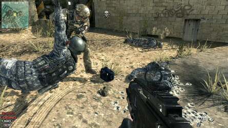 It's often assumed that the Call of Duty games operate using P2P technology, but our information suggests that it's actually based on a client/server set-up, with one player actively hosting the game he is participating in. How the advantage this player enjoys is regulated is unknown.