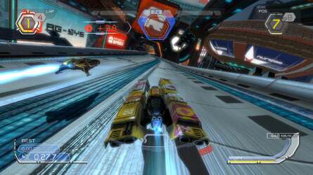 WipEout HD running at full 1920x1080 - click on the thumbnails for full images.
