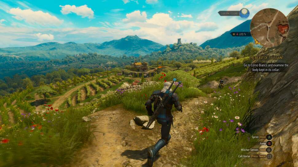 Beyond the castle town, the new Toussaint region is among the largest in the game