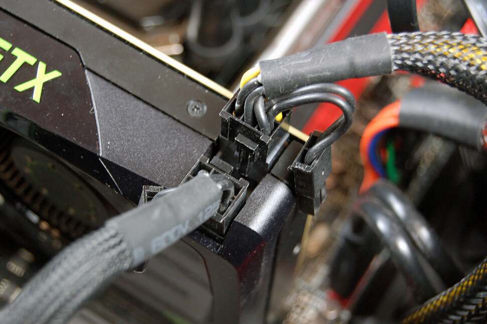 Next it's time to remove the power cables. Graphics cards require extra juice direct from the power supply. Before you upgrade, make sure you know which sockets your new card has and that your PSU has the necessary cables for them