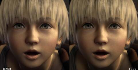 On low-motion scenes, the extreme compression of the 360 FMVs still results in a fairly decent picture.