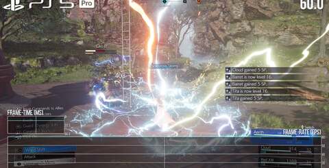 Frame-rate isn't locked to 60fps in the standard PS5's performance mode. On top of the vast image quality upgrade, the Pro improves performance too. Across the entire seven minute clip we have, we only saw single frame drops close to camera cuts in cutscenes.