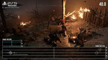 The 40fps balanced mode is well optimised on PS5 and Series X and keeps RTGI - plus strand hair physics - in tact across all areas of the world.