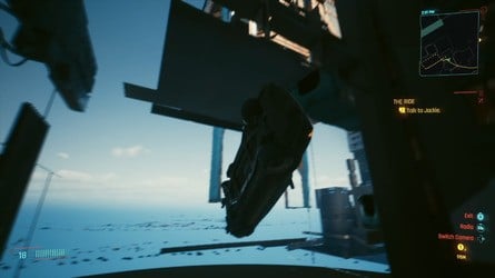 Amusingly, this issue that flung me into the interior of a building when driving is impossible to blame on the Game Porting Toolkit.