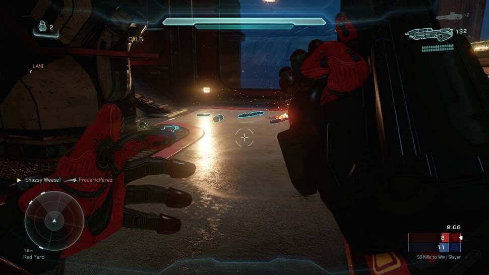 Here were see a look at the vivid specular highlights made possible by the new materials system. Note the intricate texture work in this particular area as well