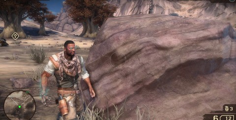 Starhawk uses a real-time lighting model that sees dozens of dynamic lights filling the screen during in tense battles, while dynamic objects cast shadows based on their position in relation with the sun (top). In addition to this, SSAO adds a little extra depth to the scene, and light shafts change colour when passing through transparent objects. (bottom).