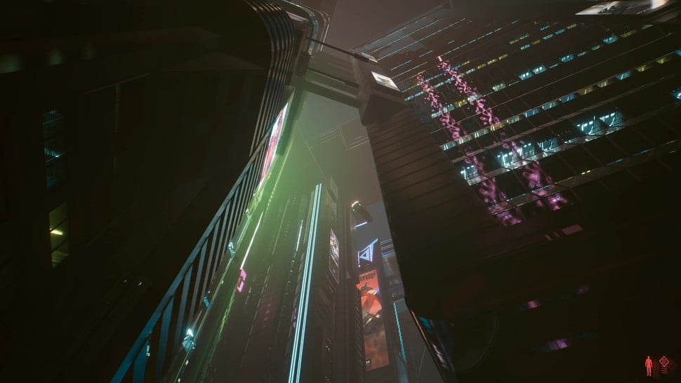 Worlds apart from consoles, Cyberpunk 2077 reaches its zenith on high-end PC hardware. Rendered here with full ray tracing features on RTX 3090