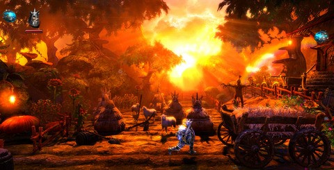 Trine 2 looks breathtaking in 1080p. Here we are running the game with 4x SSAA (super-sampling) enabled, along with FXAA for maximum image quality goodness. This set-up is incredibly demanding, however, requiring the GPU to render scenes in 3840x2160 (4K!) before scaling back down to 1080p to create anti-aliasing samples. But the results are well worth it for the increased level of clarity and detail on offer if you have the pre-requisite hardware to handle the heavt rendering load.