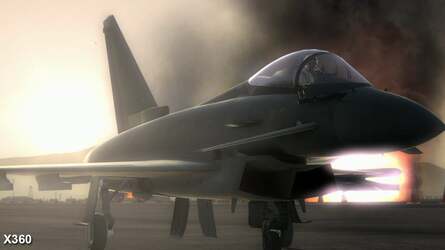 There's full-on 4x multi-sampling anti-aliasing on 360, while a combination of 2x AA and blur is utilised on the PS3 build. The 360 build can look cleaner but overall presentation is very close.