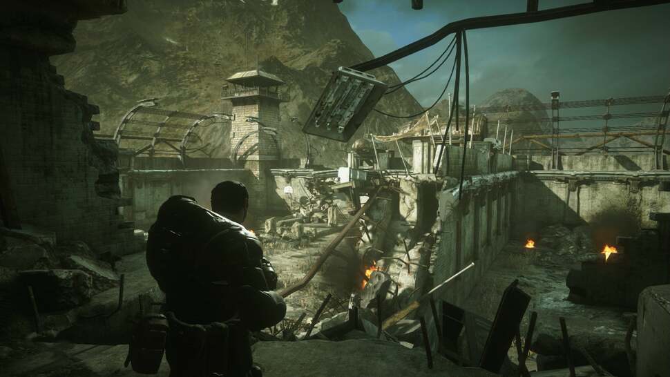 A Halo Anniversary style old and new toggle was considered but memory requirements made this impossible. Even filters and a lower resolution mode were considered but ultimately all effort was placed into delivering a new vision of Gears.