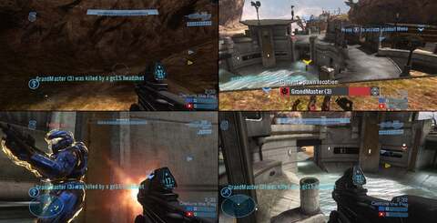 Four-player split-screen is just as smooth and as playable as it was in Halo 3. Bungie deserves kudos for continuing to support it when so many have left it behind.