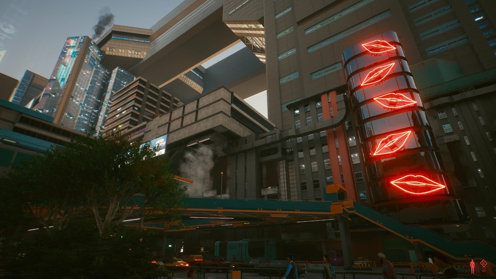 Worlds apart from consoles, Cyberpunk 2077 reaches its zenith on high-end PC hardware. Rendered here with full ray tracing features on RTX 3090