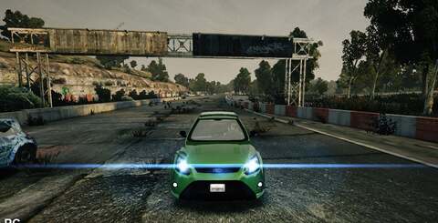 For the sake of completion, we return the PC build of Blur back to 720p and pit its visual charms up against the PlayStation 3 version of the game.