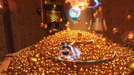 One of Astro Bot's defining features is the sheer density of 'stuff' - so many physics-aware objects in any given scene create some remarkable scenes.