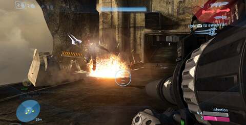 These official Bungie Halo 3 shots looked authentic at the time: 720p with no anti-aliasing, hardly the usual bullshot. However, the final game took a big resolution drop to 1152x640.