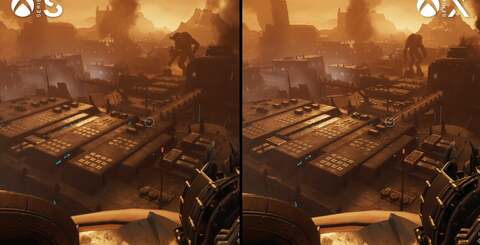 A much reduced resolution, impacted performance, lower quality RTGI, pared back shadows, more intrusive VRS artefacts and more separate Xbox Series S from the Series X version. Click on the images for higher resolution.