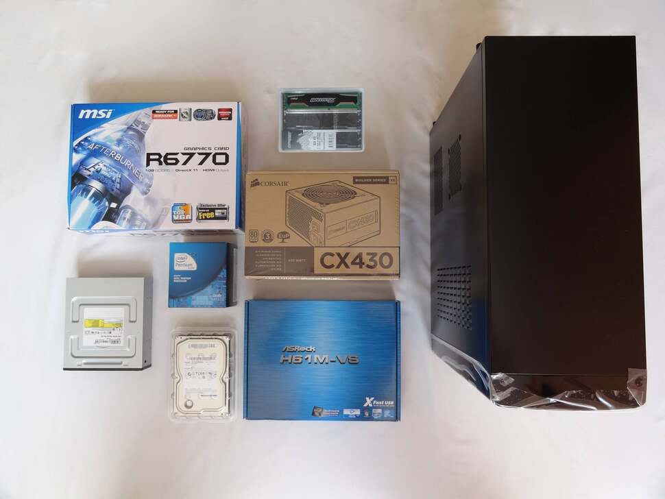 Everything we need to build a very decent games PC on a modest budget of just 300 quid