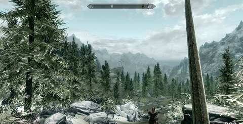 Tree detail has been toned down on PS3, but this is the kind of discrepency you'd only notice in a side-by-side comparison. Draw distances are a slightly larger issue, however, with rock formations not streaming in until you get much closer on PS3.